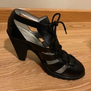 Excellent Leather cutout booties 💕 by Hogan Brand New